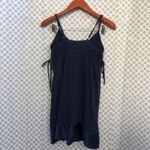 PINK - Victoria's Secret VS Pink dusty‎ blue drawstring summer dress coverup Photo 3