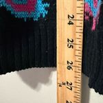 Vintage EAST HOLLOW ROAD women's large 90's metallic crewneck sweater retro knit Blue Size M Photo 8