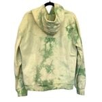 Chinatown Market Tie Dye Hoodie With Hawaiian Flowers Green/ Yellow Size Medium Photo 2