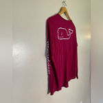 Vineyard Vines SALE! Women’s Cranberry L/S Tee Size M EUC Photo 4