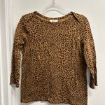 Style & Co . Brown cheetah Patterned Top Photo 0