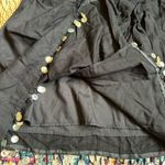 Jason Wu  Linen Beaded Mother of Pearl Fringe Skirt Womens 10 Photo 4