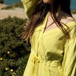 Anthropologie Maeve Celia Gauzy Romper Photo 0