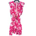 Revolve Torn by Ronny Kobo Collection Pink White Cut Out Mini Dress Size Small NWT Photo 4