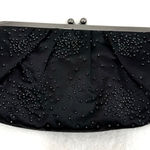 EXPRESS  Black Bead Clutch Wedding Eventing Handbags Black Beaded Purse Photo 0