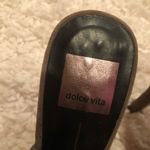 Dolce Vita Leather Suede Slingback Stiletto Heels Grey 7.5‎ Gray Photo 2