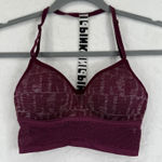 PINK - Victoria's Secret  XS Wireless‎ Bralette Racerback Plum Purple Activewear Photo 0