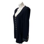 St. John EVENING Santana Knit Triple Style Rhinestone Button Cardigan Size 12 Photo 5