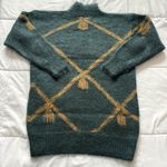 Ellen Tracy Vintage 80s 90s Womens Size Small Green Mohair Wool Blend Knit Sweater Holiday Photo 8