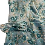 Betsey Johnson Vintage Womens Floral Silk Romper Jumpsuit Size 2 90s Y2K Retro Photo 4