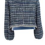 Veronica Beard Brim Tweed Button Blazer Jacket Coat Bell Sleeve Collarless 4 Photo 10