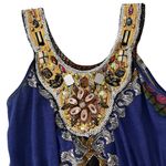 Meghan Los Angeles Bejeweled, Seashell and Sequin Embellished Dress, Sz S Size M Photo 10