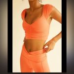 Free People Movement  RUCHED CAMI - MORNING BURST boho spring active $60 Photo 1