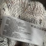 Max UK ivory speckled classic cable knit sweater size 6 White Photo 4