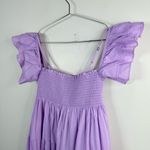 Emin & Paul Lavender Ruffle Strap Maxi Dress Purple Photo 4