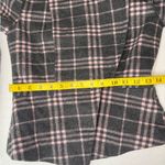 Unbranded brand Plaid Women's Jacket with Gold Buttons Size Large Pink Photo 7