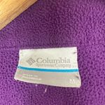 Columbia  Fleece Jacket Full Zip‎ Pockets Purple Activewear Coat Womens Medium Photo 5