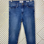 frame denim Frame Le High Skinny Jeans in Sayville Blue Wash Denim Ankle Size US 29 Photo 4