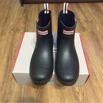 Hunter black rain ankle boots booties shoes women’s new Photo 4