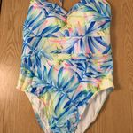 Venus New 1pc Tropical π΄ Print Swimsuit Size 14 Photo 3