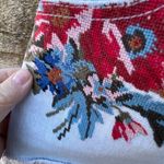 Element Denim size 28 100% cotton embroidered pockets shorts. Red Photo 7