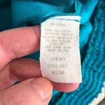 Vintage 80s Jordana Pullover Windbreaker Floral M Blue Size M Photo 9