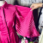 NEW Lantern Sleeve Mini Dress Pink Photo 4