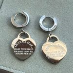 Urban Outfitters O Tarnish Resistant Sacred Heart Earrings Photo 2