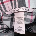Victoria's Secret  Plaid Flannel Sleep Shirt Button‎ Down Long Sleeve Medium top Photo 3