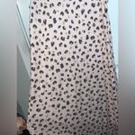 Nottibianche Sleep Gown Dress in Pale Pink Light Brown Cheetah Print Size Medium Photo 6