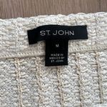 St. John Knit Pull On Skirt Women's Size M Ivory Photo 1