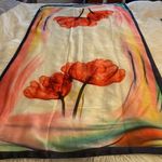 Fashion Scarf 100% silk so beautiful 71” length and 35” wide big scarf Photo 1