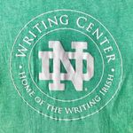 light kelly green and white Notre Dame shirt Photo 1