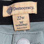 Democracy  High Rise Cropped Pants Light‎ Olive Green Size 22 NWT Absolution Tech Photo 6