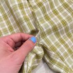 Daisy Street  Green Yellow Juniper Plaid Split Hem Trousers US Small Photo 14