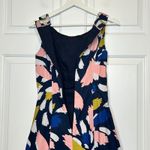 Boden Elena Sleeveless Fit Flare Cotton Blend Dress US 2R Blue Size 2 Photo 6