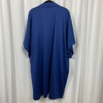 Natori  Blue Longline Robe Topper Kimono Cardigan Sz.1X NWT Photo 9