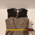 Donna Morgan  Party Cocktail Holiday Dress Black/Gold Sheath Metallic Formal Glam Photo 9