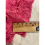 Aerie  Paperbag High Waisted Ruffle Hem Linen Blend Shorts in Bubble Gum Size M Photo 7