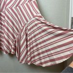 JOYFOLIE MIA JOY Striped Pinky Red and White Women's Dress Size L Size L Photo 3