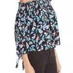 We The Free Free People Women's Lexington Floral Off The Shoulder Top Size S Photo 9