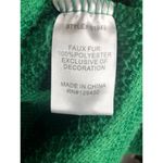 Rockin' Around Christmas Faux Fur Plush llama Sequined Pullover Sweater Photo 4