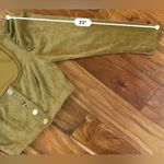 ZARA Corduroy Puff Sleeve Crop Top Photo 7