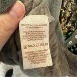 Free People  Tiger Eyes Metallic Sequin Gray Long Sleeved Top Size Medium Photo 3