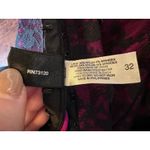 Frederick's of Hollywood  Purple Black Lace Corset Top Size 32 Photo 3