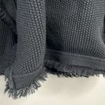 Eileen Fisher Size L Cardigan Sweater Silk Organic Cotton Simple Fringe Detail Photo 4