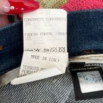 Roberto Cavalli Denim Silk Lined Animal Zebra Print Jean Shorts Size EU 42 Photo 6