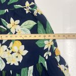 Old Navy Sun Dress Women’s Smocked Tiered Midi Tropical Floral Blue Lined Small Photo 14