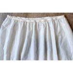 Vintage White 100% cotton half slip with lace trim size‎ L Size L Photo 2