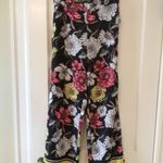 Like an angel   Floral HR Wide Leg Pants sz sm NWOT waist 15” rise 11” inseam 32” Photo 1